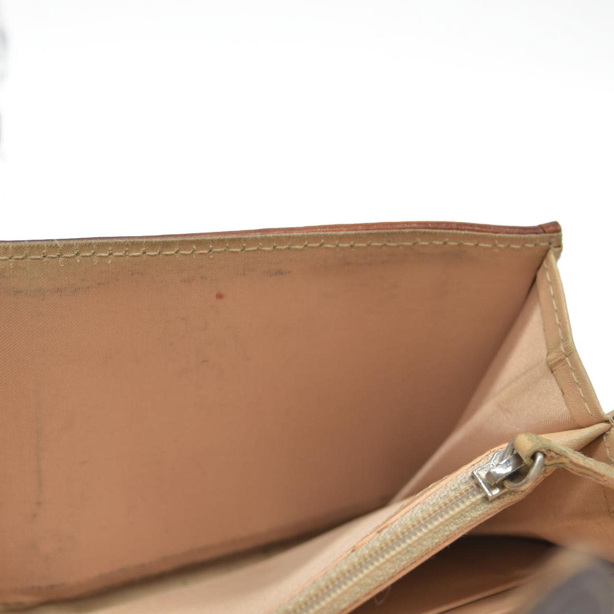 CONSIGNMENT Dior Brown Oblique Coated Canvas and Leather Romantic Continental Wallet