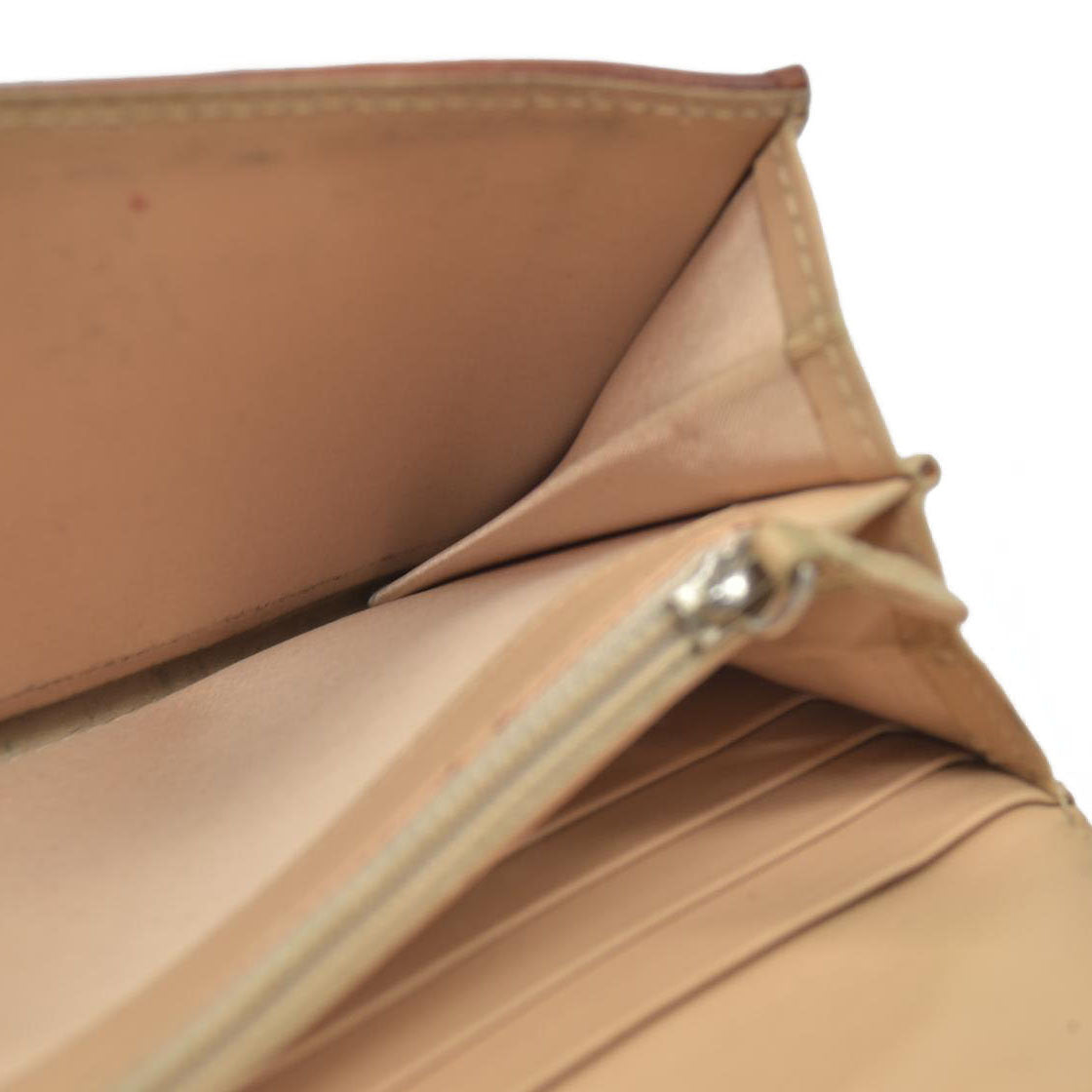 CONSIGNMENT Dior Brown Oblique Coated Canvas and Leather Romantic Continental Wallet