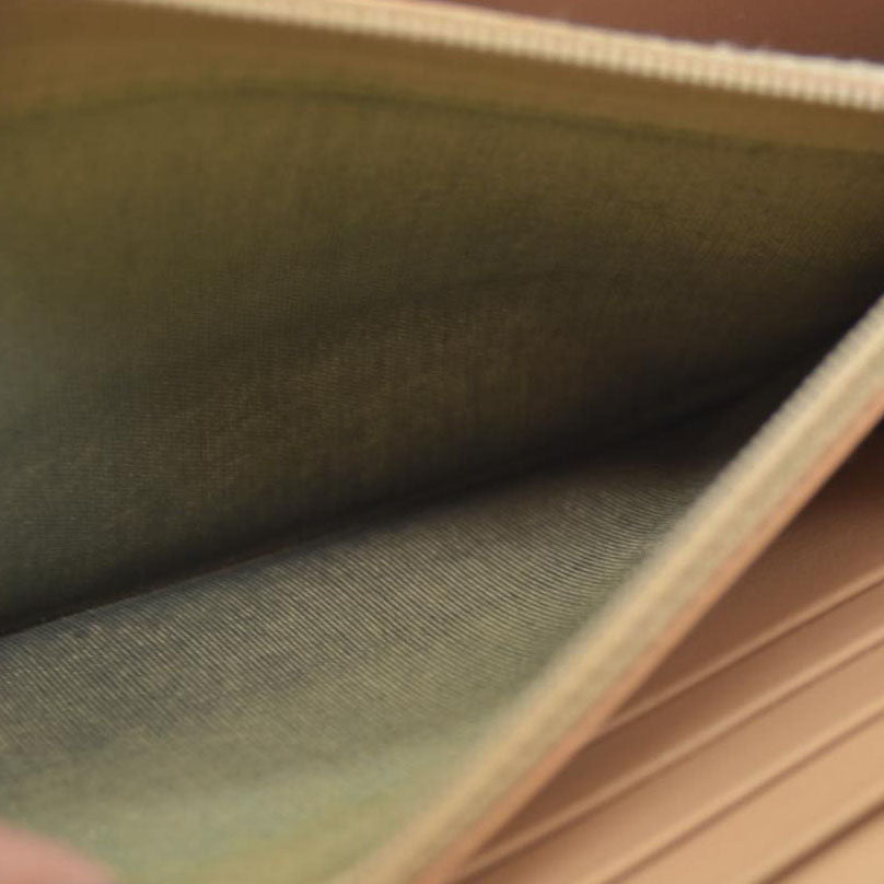 CONSIGNMENT Dior Brown Oblique Coated Canvas and Leather Romantic Continental Wallet