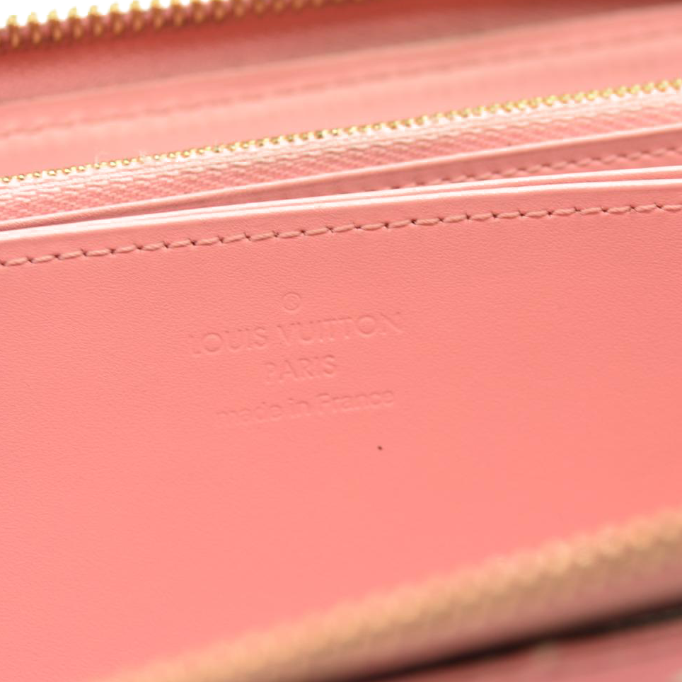 Louis Vuitton Long Wallet Vernis Zippy Sunrise Pink