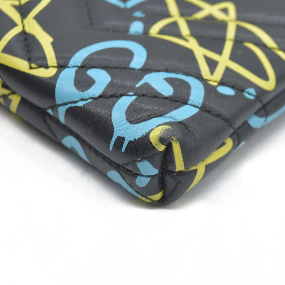 $1490 CONSIGNMENT Gucci Ghost Mini GG Marmont Crossbody Bag