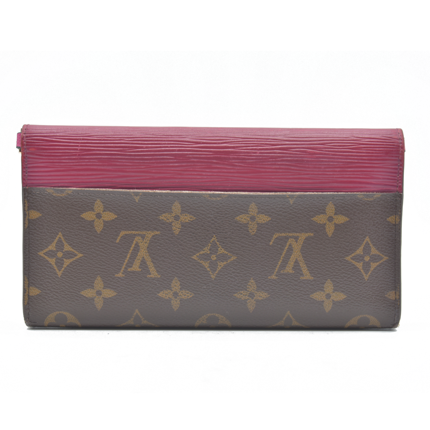 $805 Louis Vuitton Monogram Epi Marie-Lou Long Wallet Fuchsia CONSIGNMENT CA3115