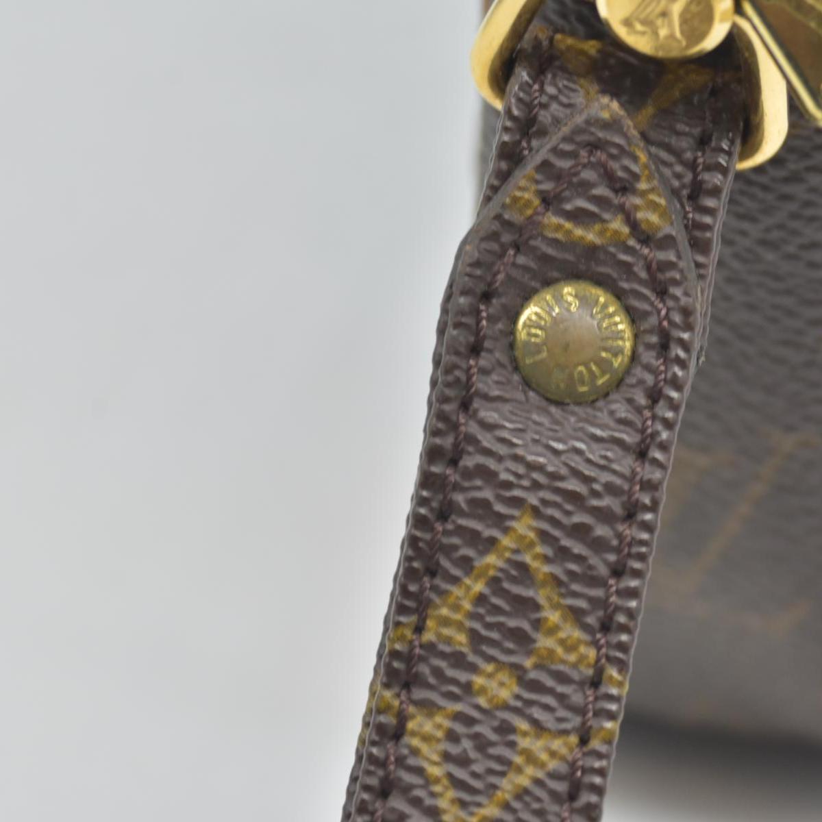$690 LOUIS VUITTON Monogram Marly Dragonne GM Clutch Bag