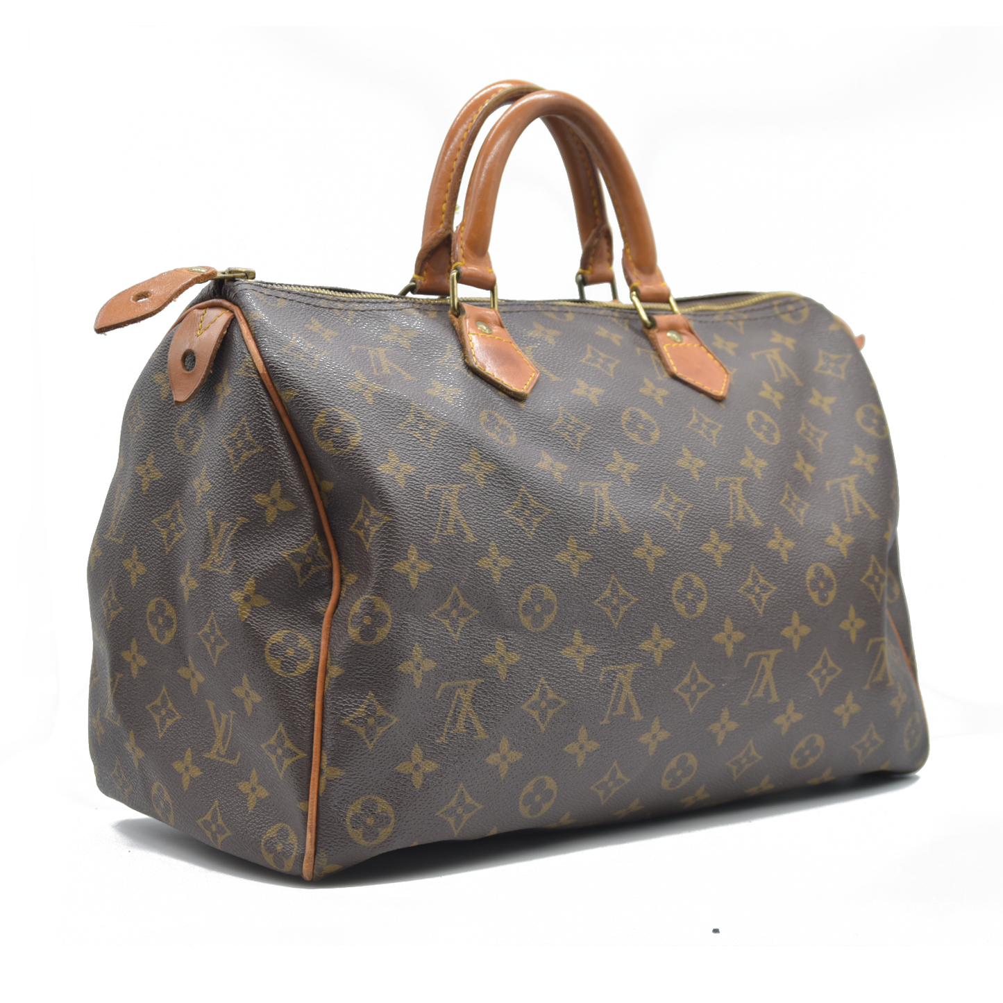 Louis Vuitton LV Hand Bag Speedy 35 Brown Monogram FH0912