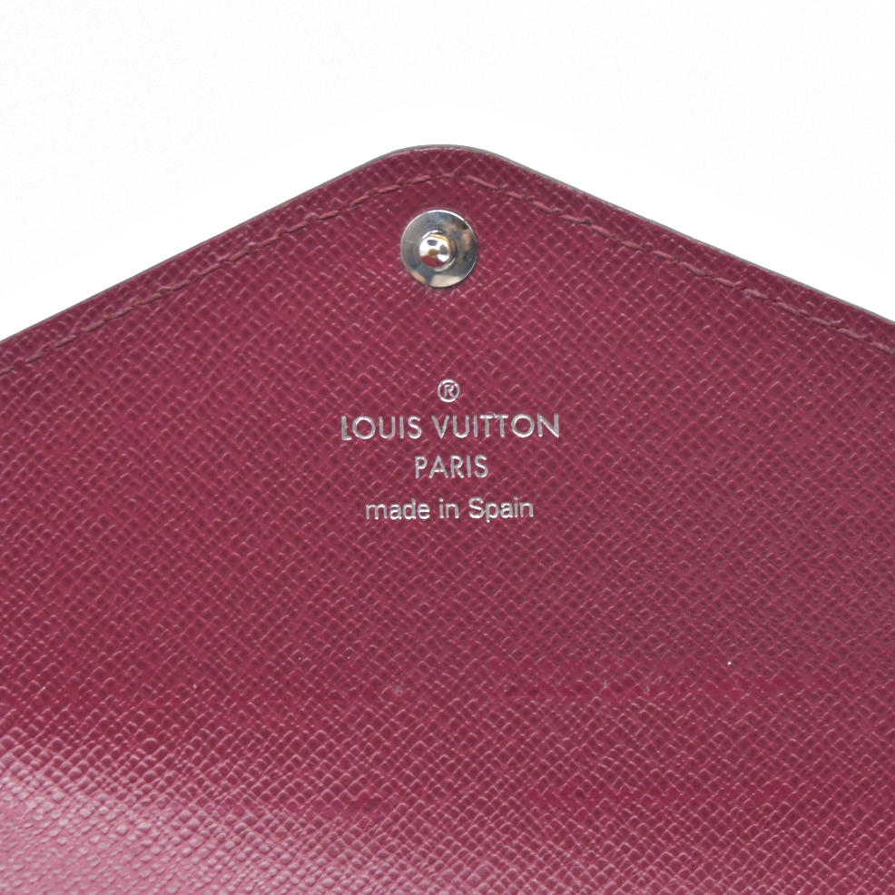 $805 Louis Vuitton Monogram Epi Marie-Lou Long Wallet Fuchsia CONSIGNMENT CA3115