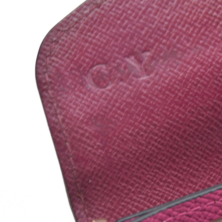 $805 Louis Vuitton Monogram Epi Marie-Lou Long Wallet Fuchsia CONSIGNMENT CA3115