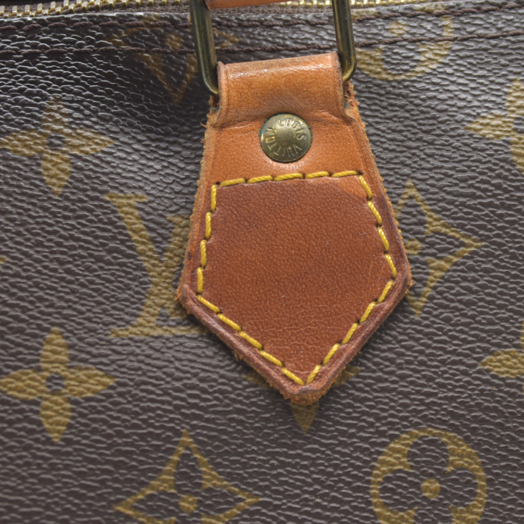 Louis Vuitton LV Hand Bag Speedy 35 Brown Monogram FH0912