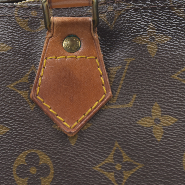 Louis Vuitton LV Hand Bag Speedy 35 Brown Monogram FH0912