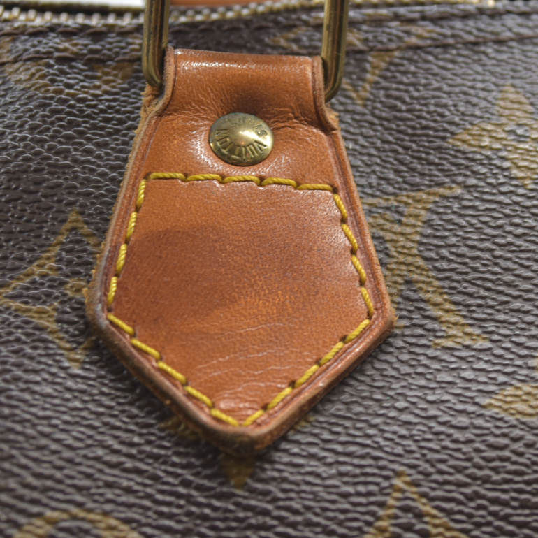 Louis Vuitton LV Hand Bag Speedy 35 Brown Monogram FH0912