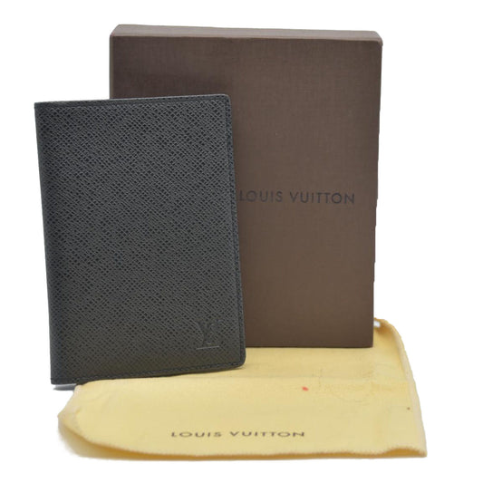 Louis Vuitton  Taiga Pocket Organizer NM Black
