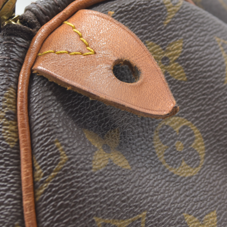 Louis Vuitton LV Hand Bag Speedy 35 Brown Monogram FH0912