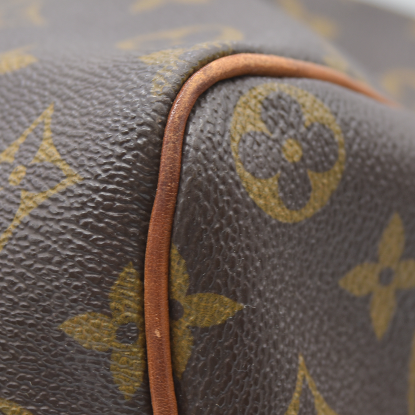 Louis Vuitton LV Hand Bag Speedy 35 Brown Monogram FH0912