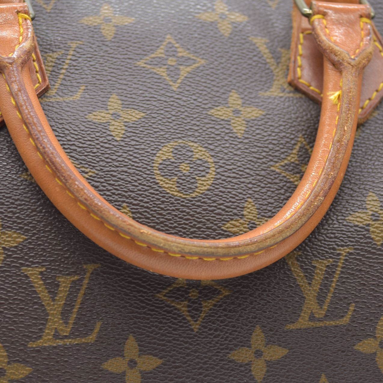 Louis Vuitton LV Hand Bag Speedy 35 Brown Monogram FH0912