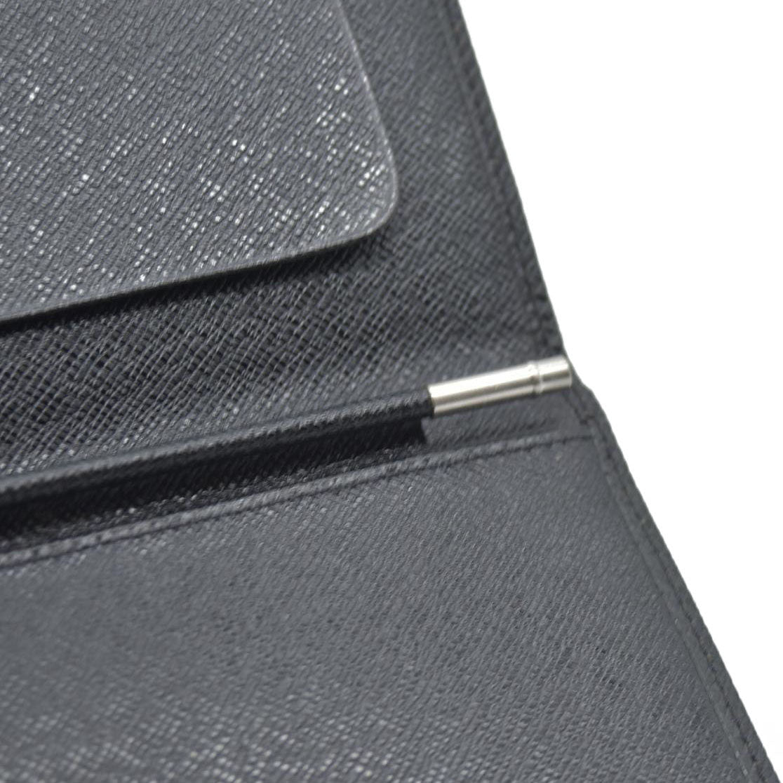 Louis Vuitton  Taiga Pocket Organizer NM Black