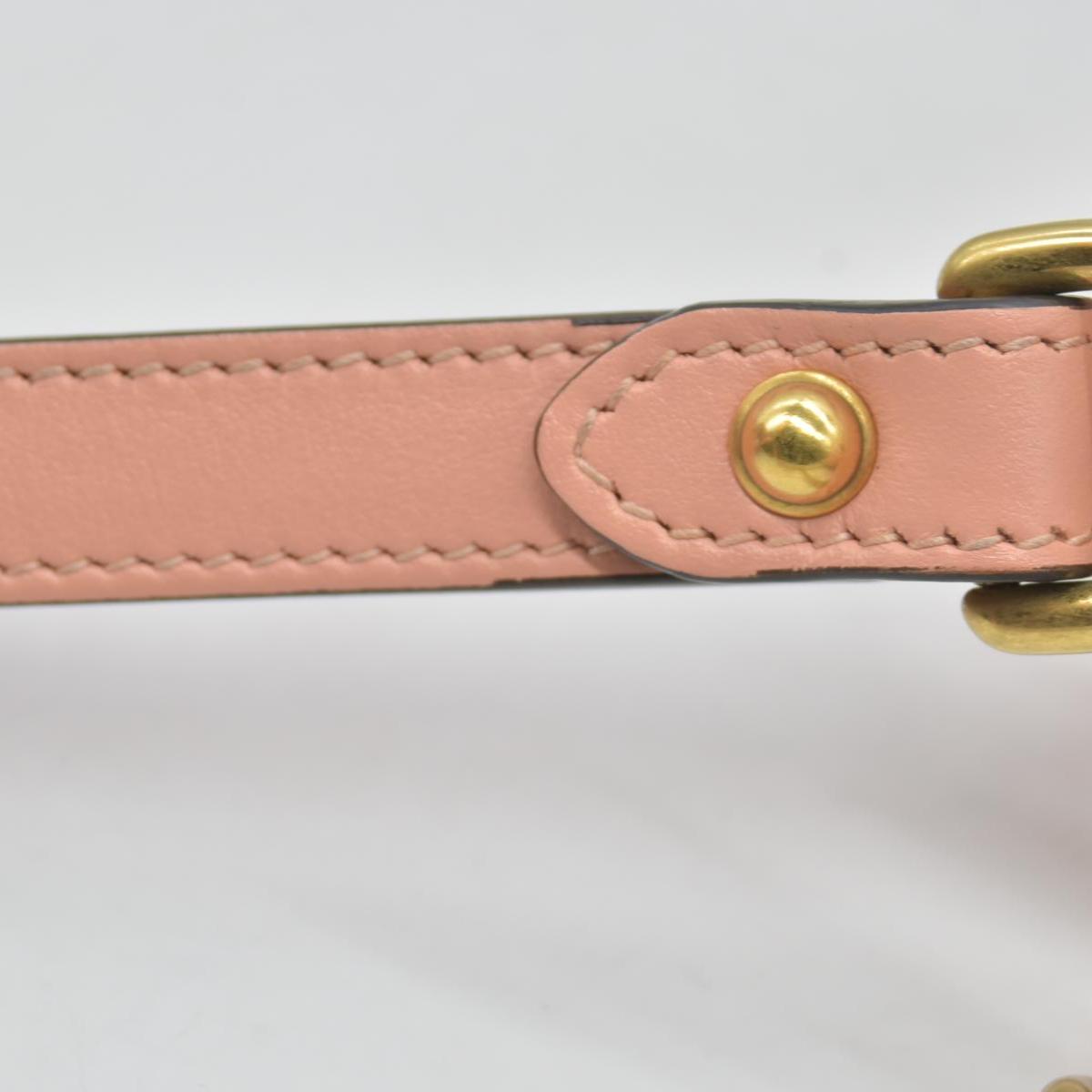 $2590 Gucci Calfskin Matelasse Small GG Marmont Shoulder Bag Perfect Pink