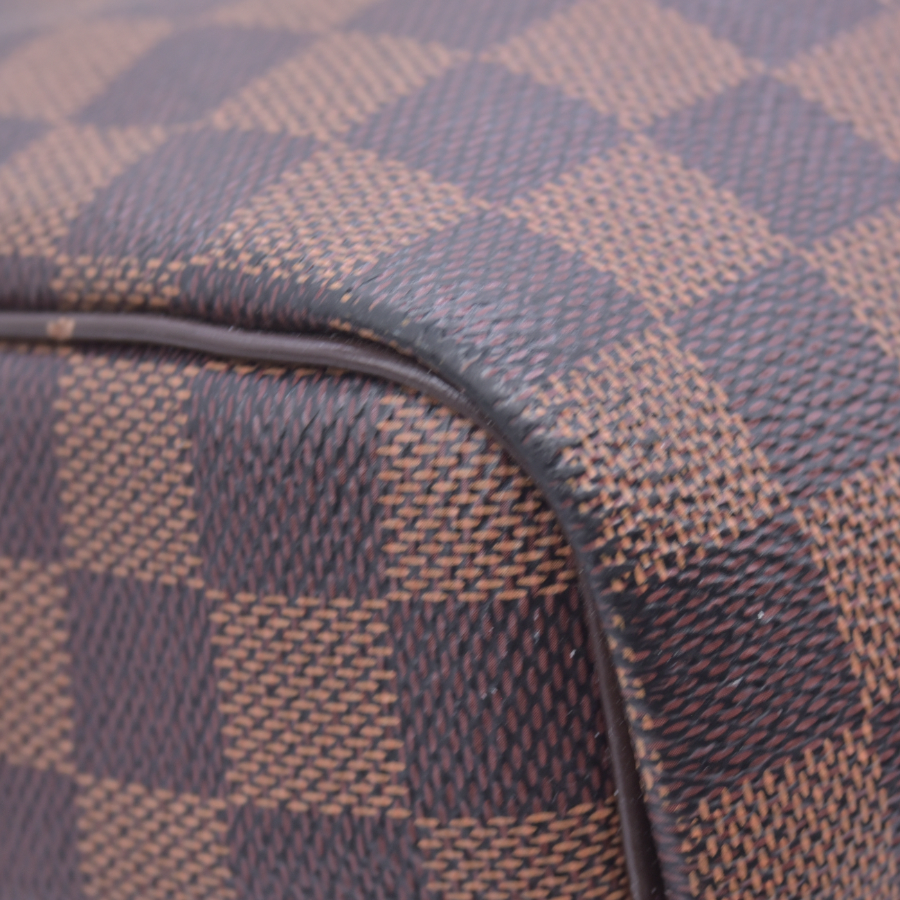 $2150 2018 Louis Vuitton Damier Ebene Speedy Bandouliere 35 SD4178