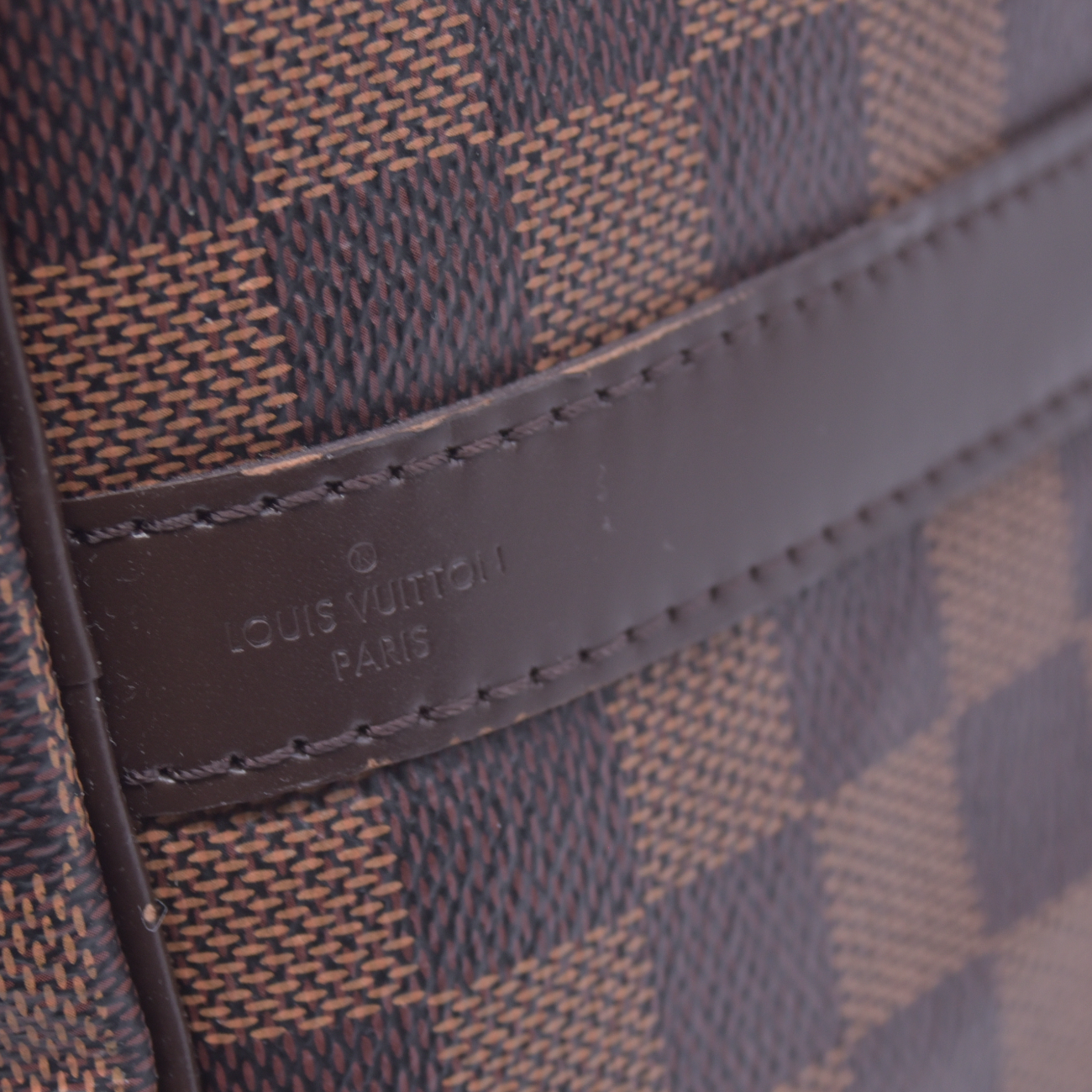 $2150 2018 Louis Vuitton Damier Ebene Speedy Bandouliere 35 SD4178