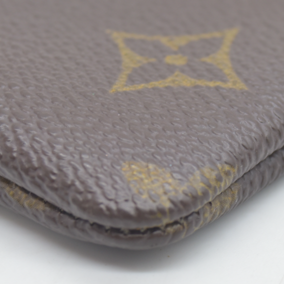 Louis Vuitton Monogram Pochette Cles Wallet Coin Purse Brown CT0354