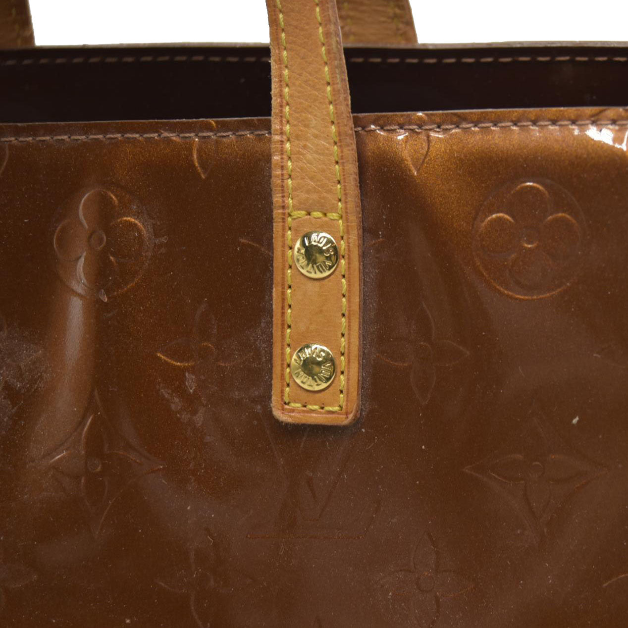$800 CONSIGNMENT Louis Vuitton  Vernis Reade PM Bronze