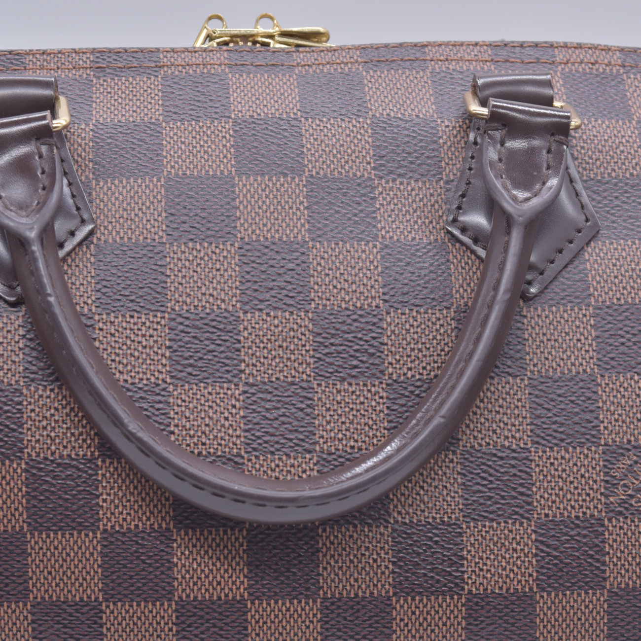 $2150 2018 Louis Vuitton Damier Ebene Speedy Bandouliere 35 SD4178