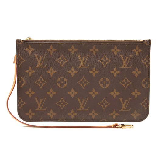 LOUIS VUITTON Monogram Neverfull MM GM Pochette