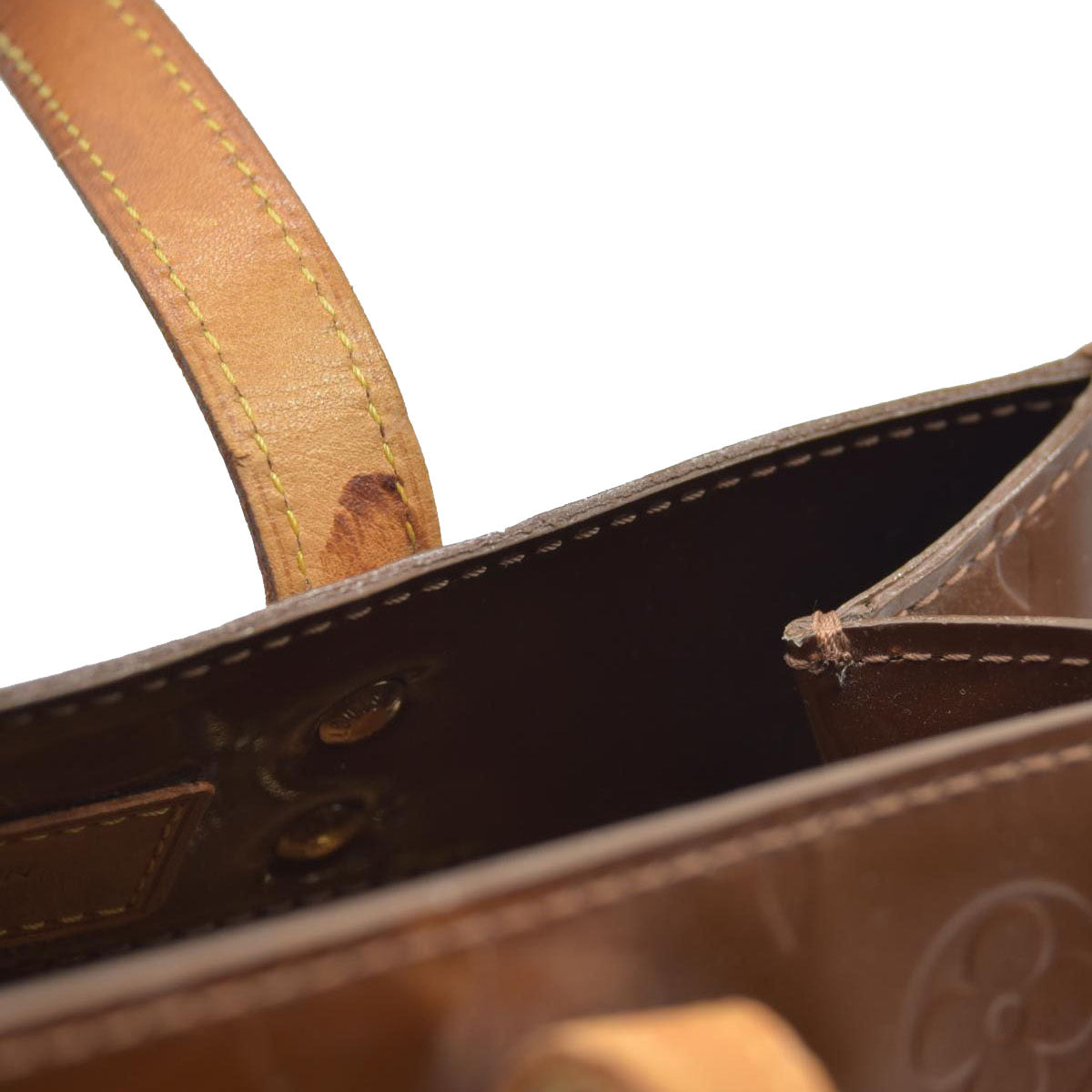$800 CONSIGNMENT Louis Vuitton  Vernis Reade PM Bronze