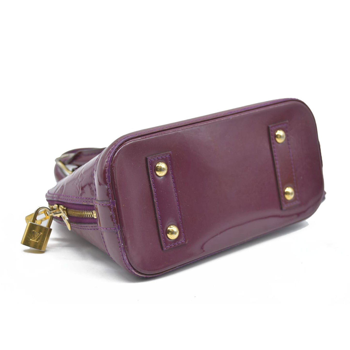 $2350 CONSIGNMENT Louis Vuitton Amethyste Monogram Vernis Alma BB