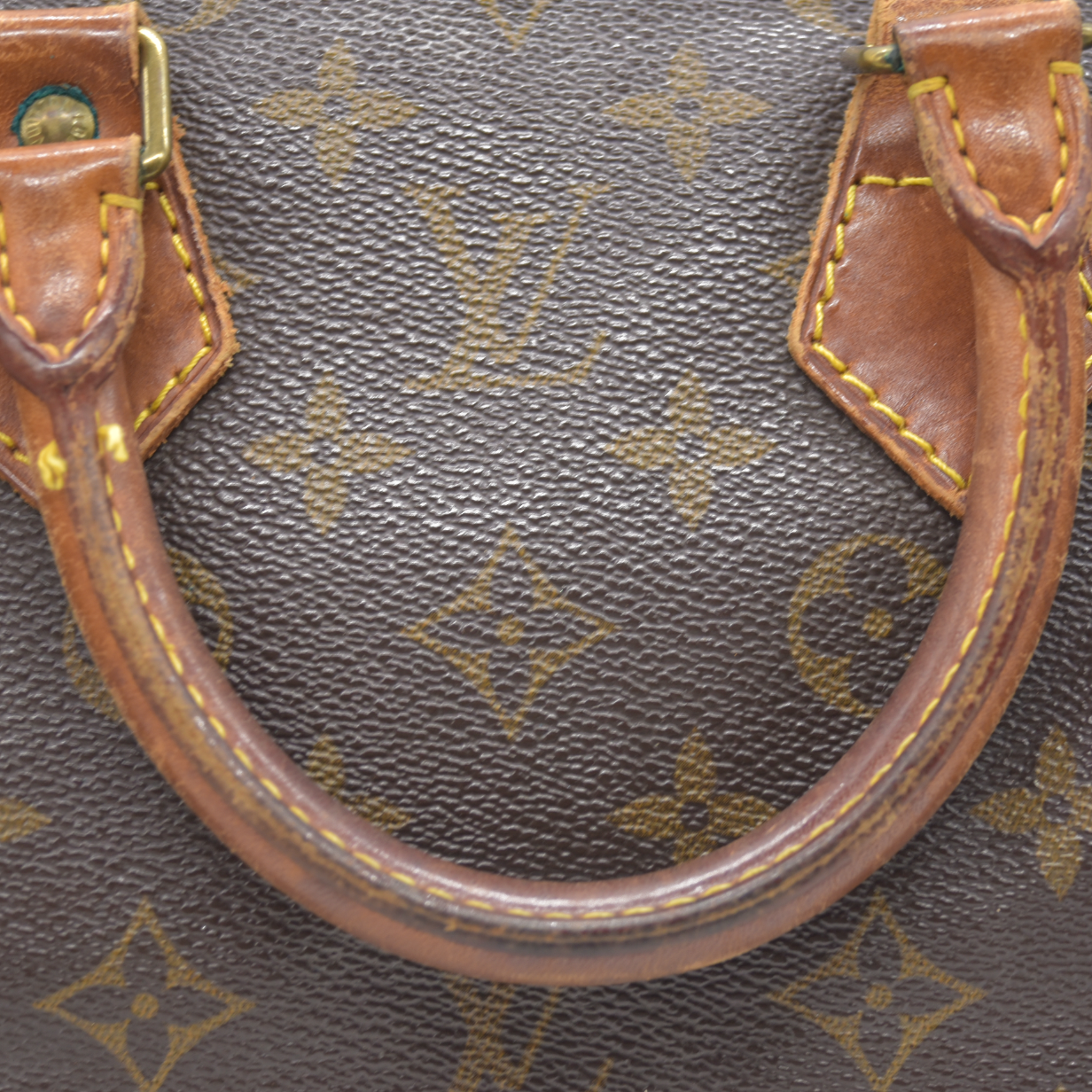 Louis Vuitton LV Hand Bag Speedy 25 Brown Monogram VI0972