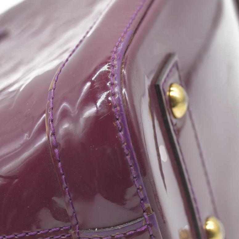 $2350 CONSIGNMENT Louis Vuitton Amethyste Monogram Vernis Alma BB