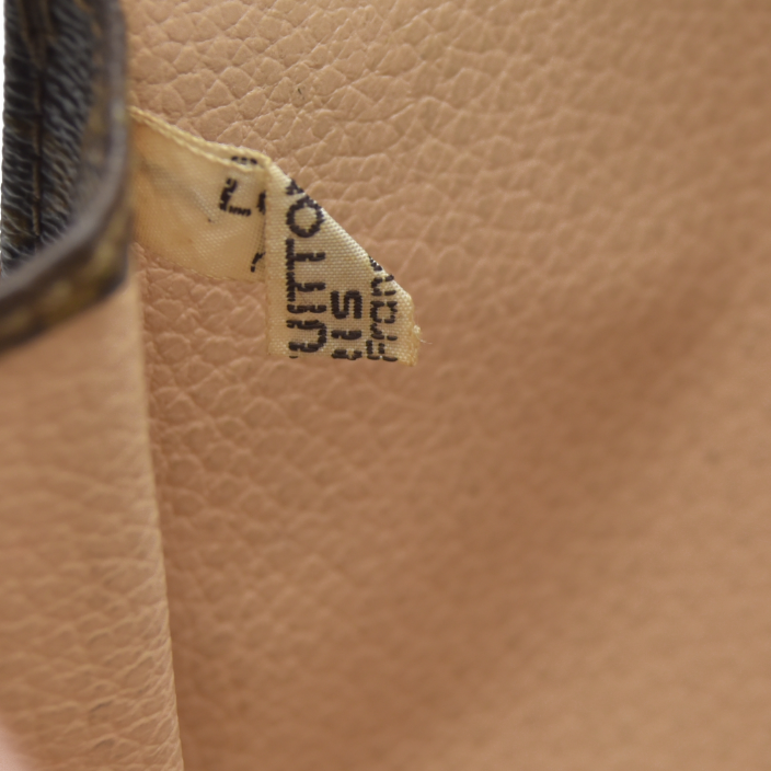 AUCTION $1620 Louis Vuitton Monogram Poche Toilette 19 Cosmetics Pouch Purse Brown 821