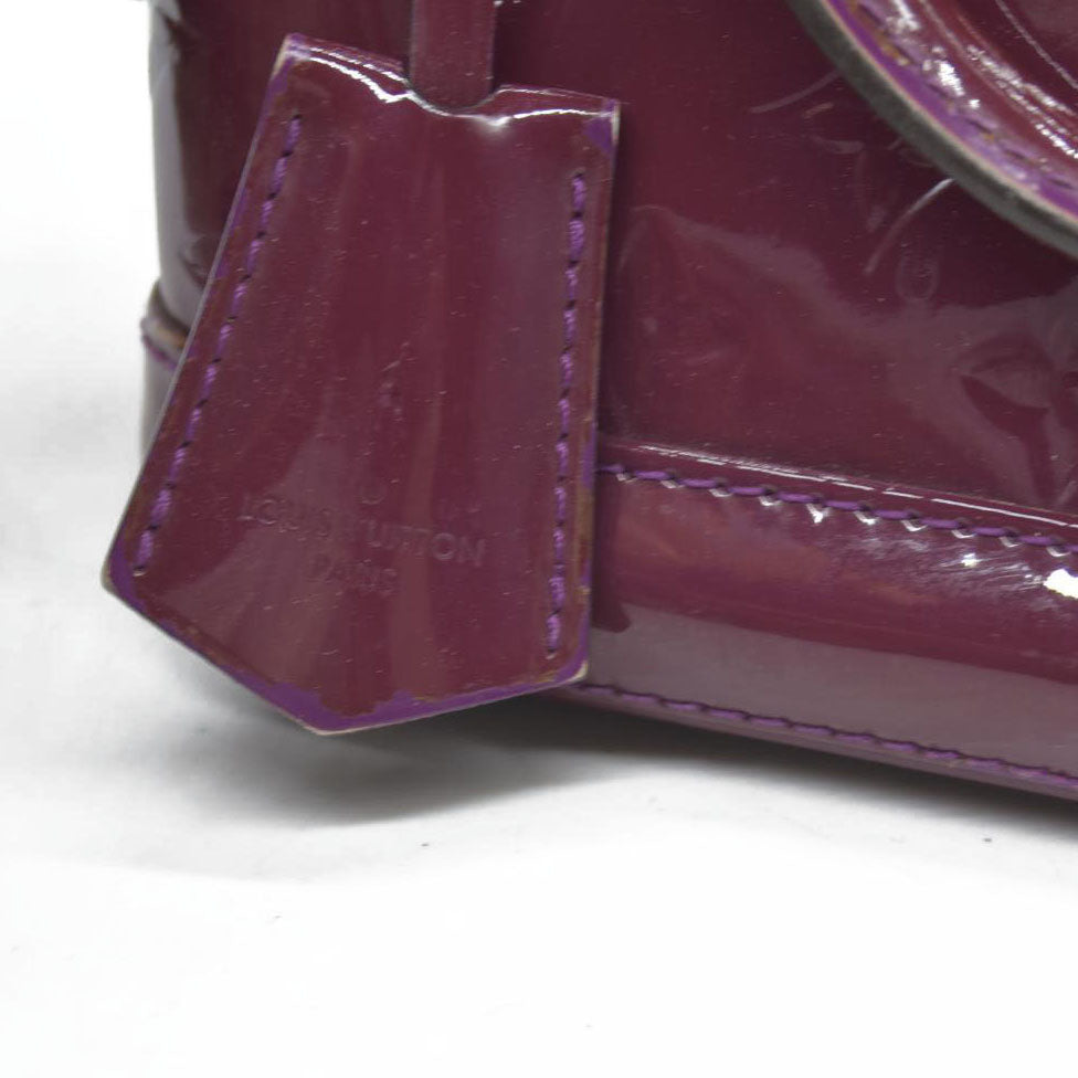 $2350 CONSIGNMENT Louis Vuitton Amethyste Monogram Vernis Alma BB