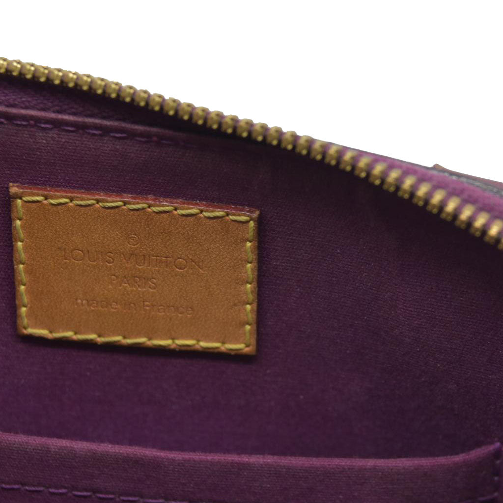 $2350 CONSIGNMENT Louis Vuitton Amethyste Monogram Vernis Alma BB