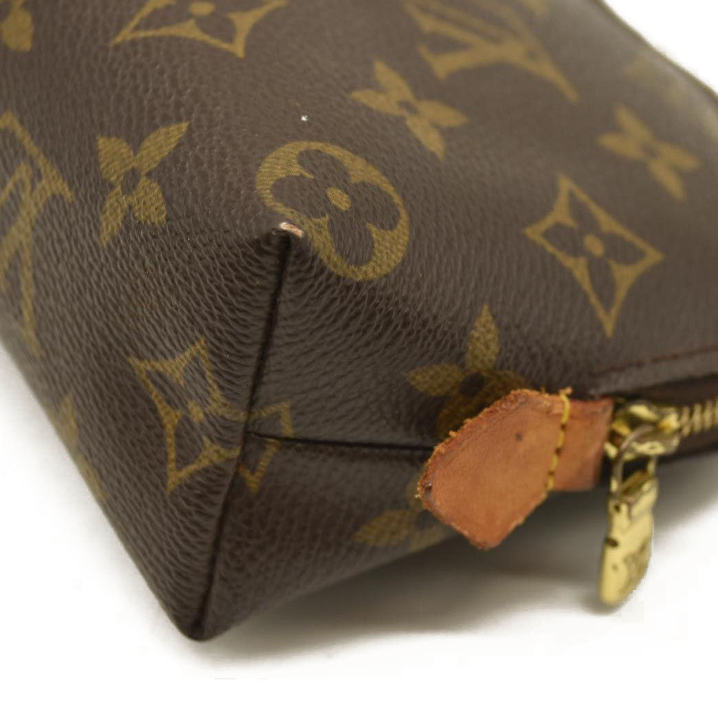 Louis Vuitton  Monogram Cosmetic Pouch France Minor wear near interior zipper