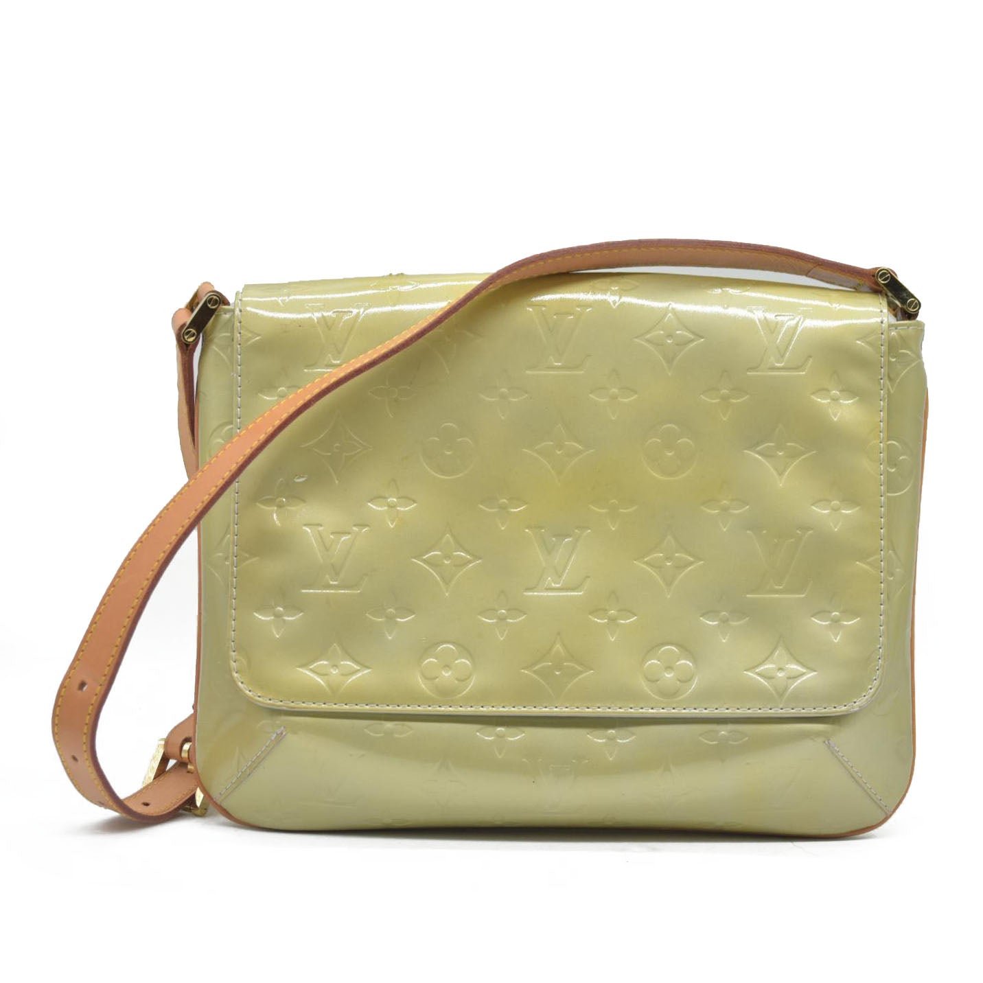 $920 CONSIGNMENT Louis Vuitton  Vernis Thompson Street Beige