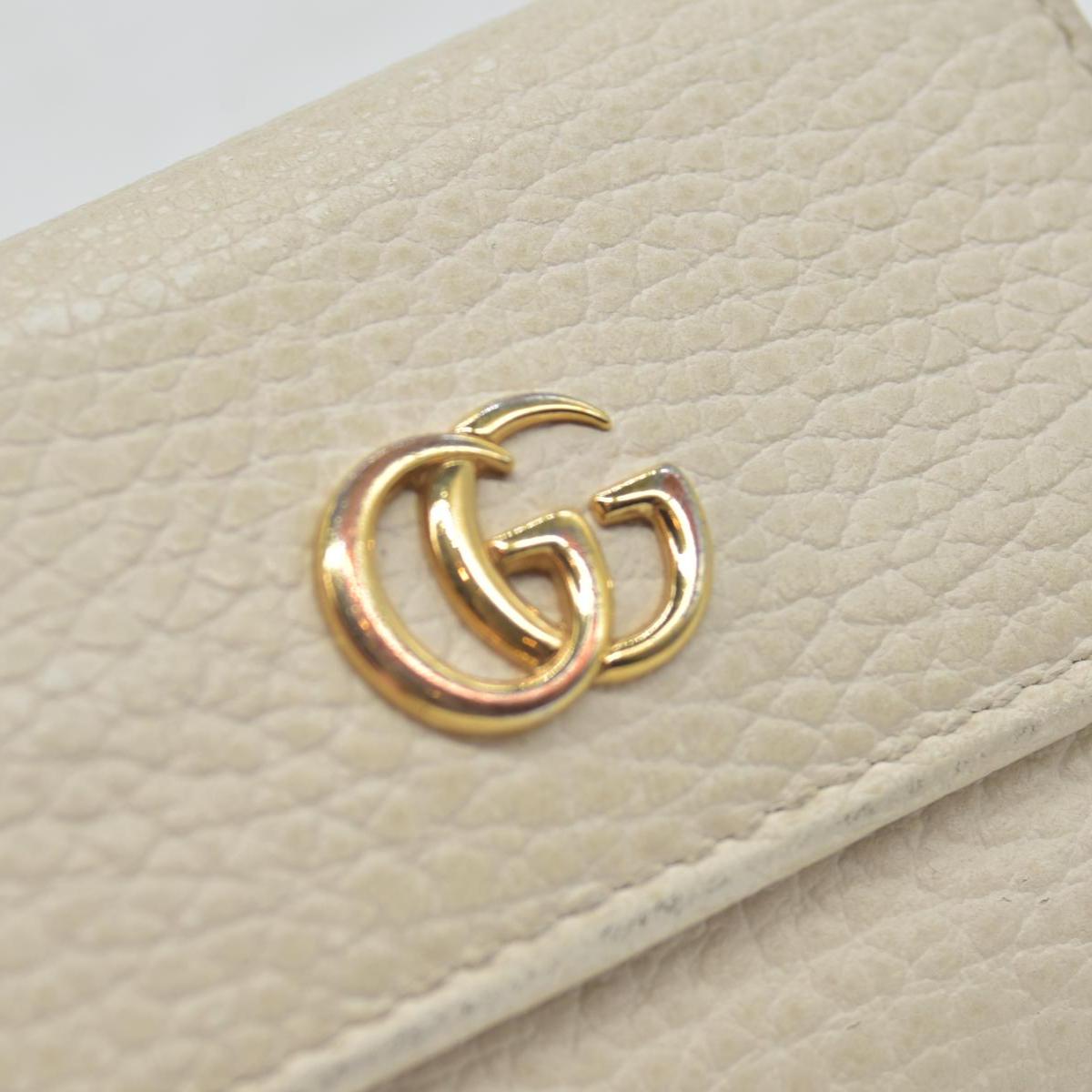 $360 GUCCI GG Marmont Leather 6 Ring Key Case