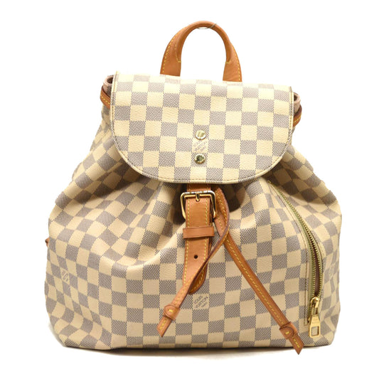 LOUIS VUITTON Damier Azur Sperone Backpack