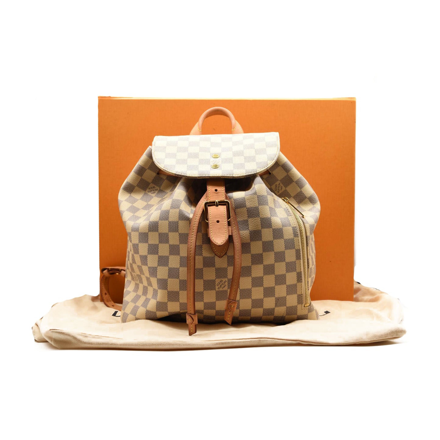 LOUIS VUITTON Damier Azur Sperone Backpack