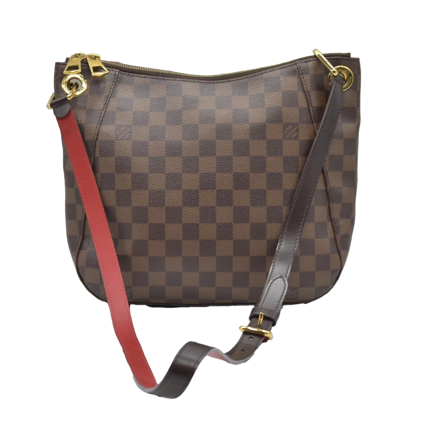 $1520 2018 Louis Vuitton Damier Ebene South Bank Besace DR0198