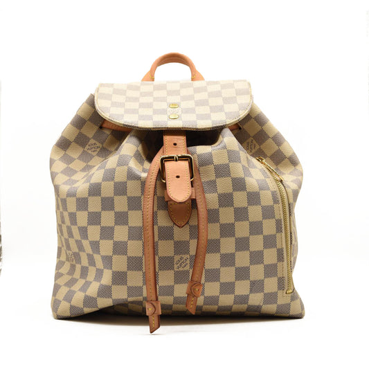 LOUIS VUITTON Damier Azur Sperone Backpack