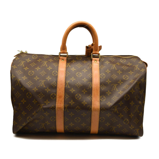 LOUIS VUITTON Monogram Keepall Bandouliere 45