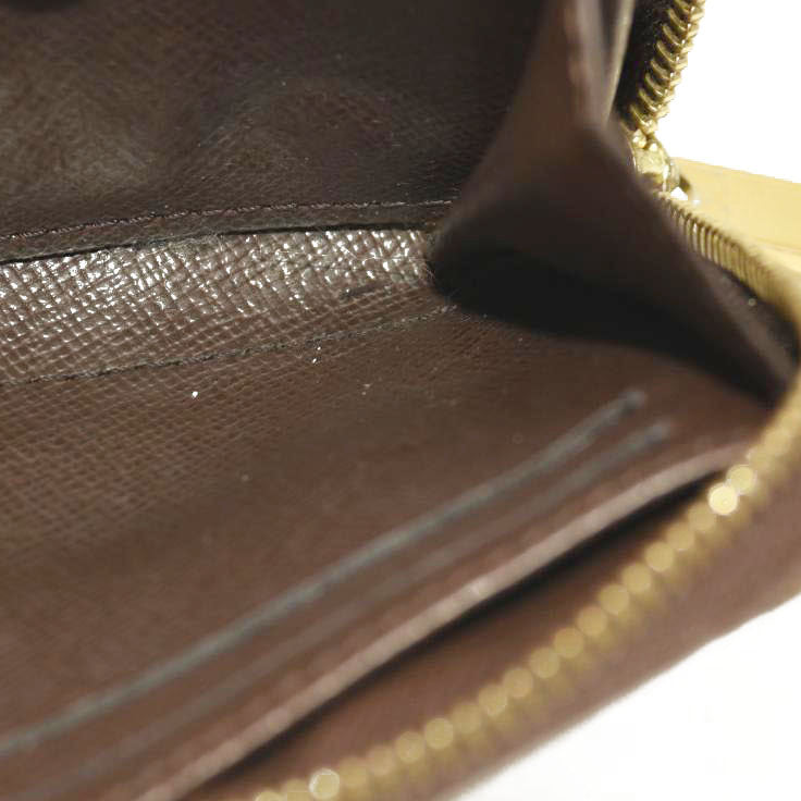 Louis Vuitton  Damier Ebene Zippy Coin Purse France