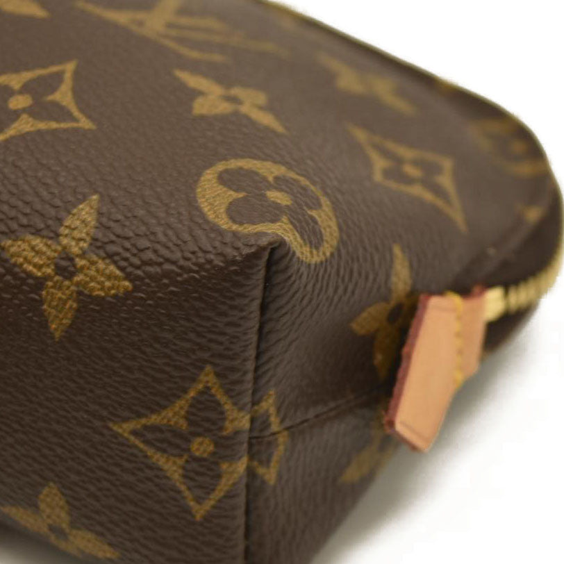 Louis Vuitton  Monogram Cosmetic Pouch France Clean Inside