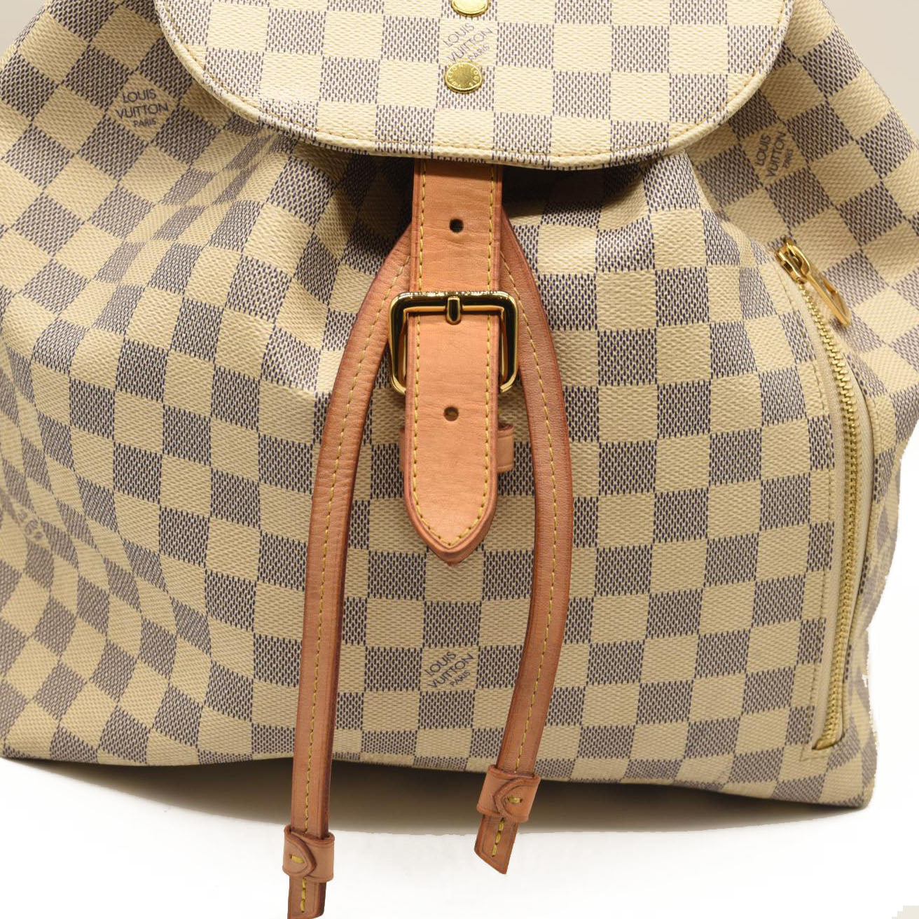 LOUIS VUITTON Damier Azur Sperone Backpack