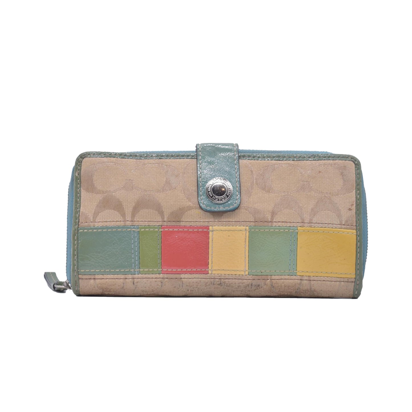 $228 Coach Signature Patchwork Wallet CONSIGNMENT