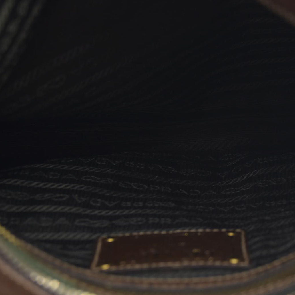 CONSIGNMENT Prada Canapa Logo Jacquard Messenger Bag
