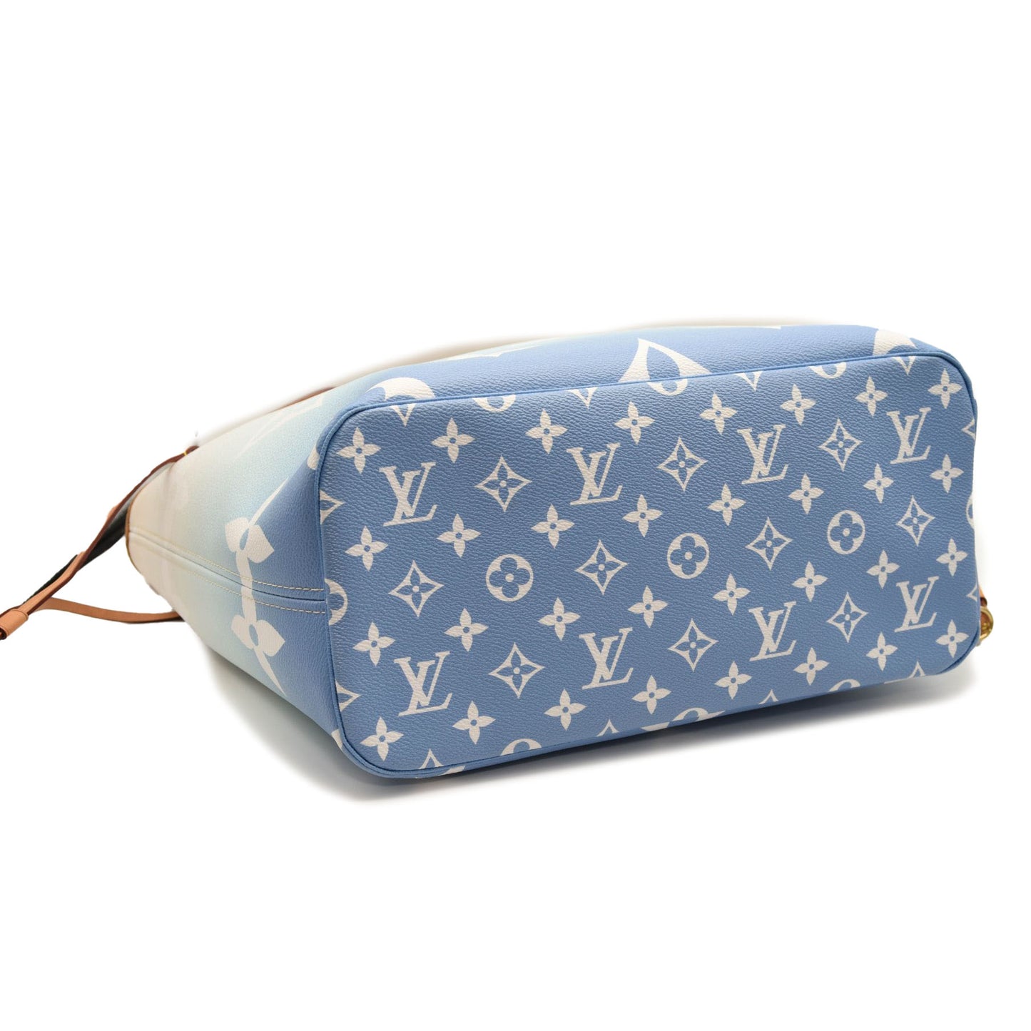 Louis Vuitton Monogram Giant By The Pool Neverfull MM Blue