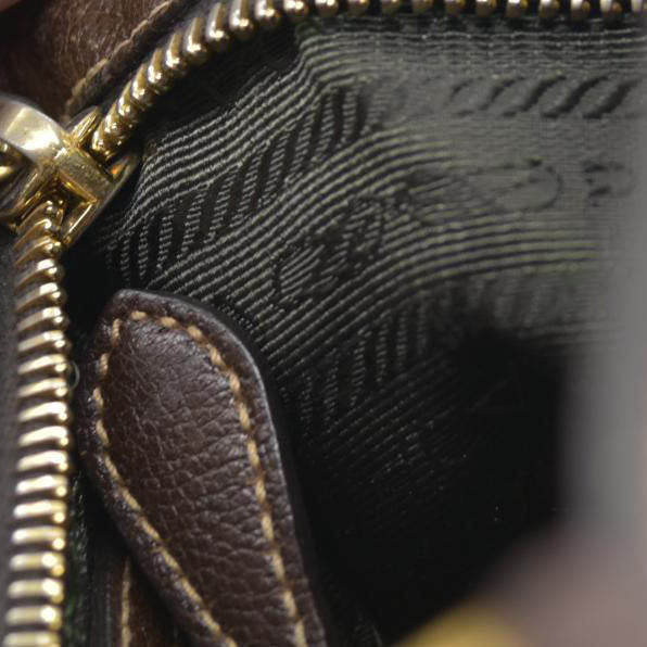 CONSIGNMENT Prada Canapa Logo Jacquard Messenger Bag