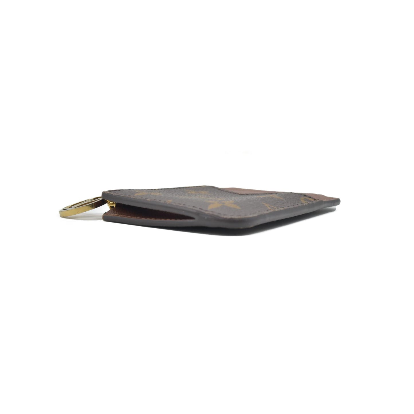 $455 Louis Vuitton Monogram Zipped Romy Card Holder