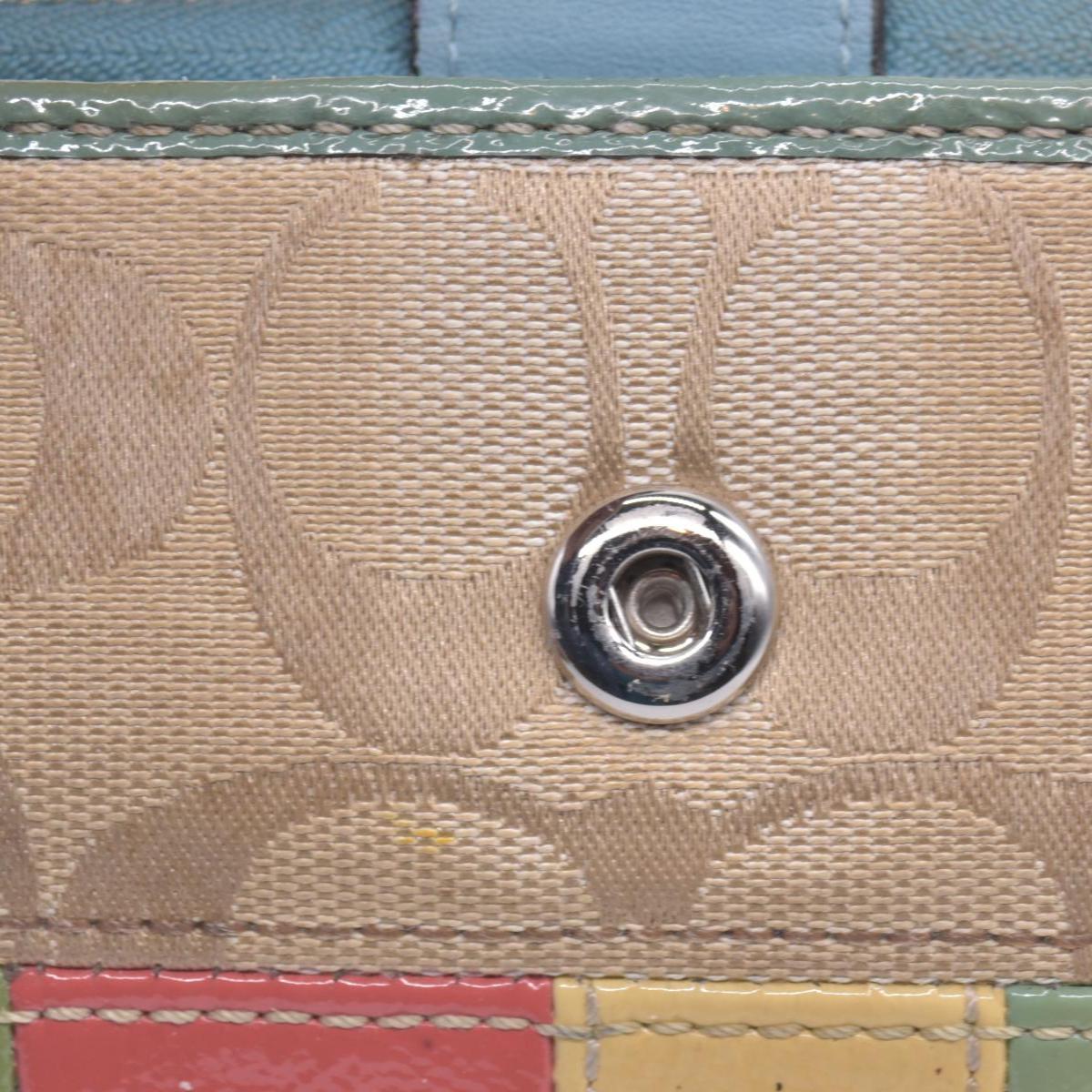 $228 Coach Signature Patchwork Wallet CONSIGNMENT