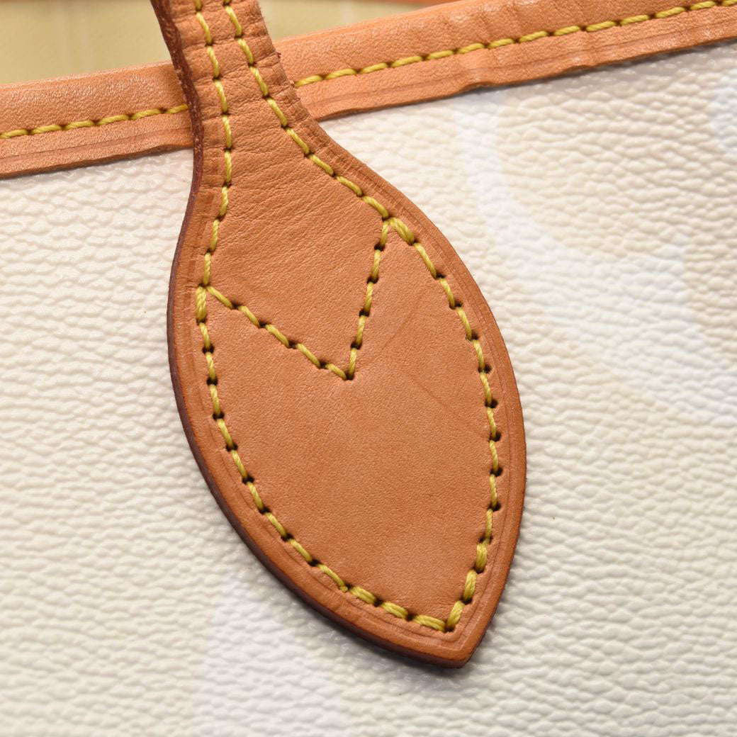 USED Louis Vuitton Monogram Giant By The Pool Neverfull MM Blue